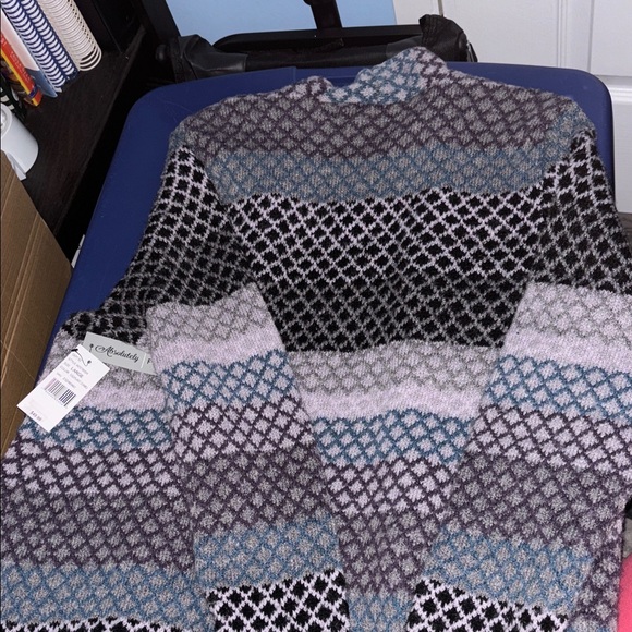 Absolutely Famous Multicolor Patterned Cardigan - Picture 7 of 8